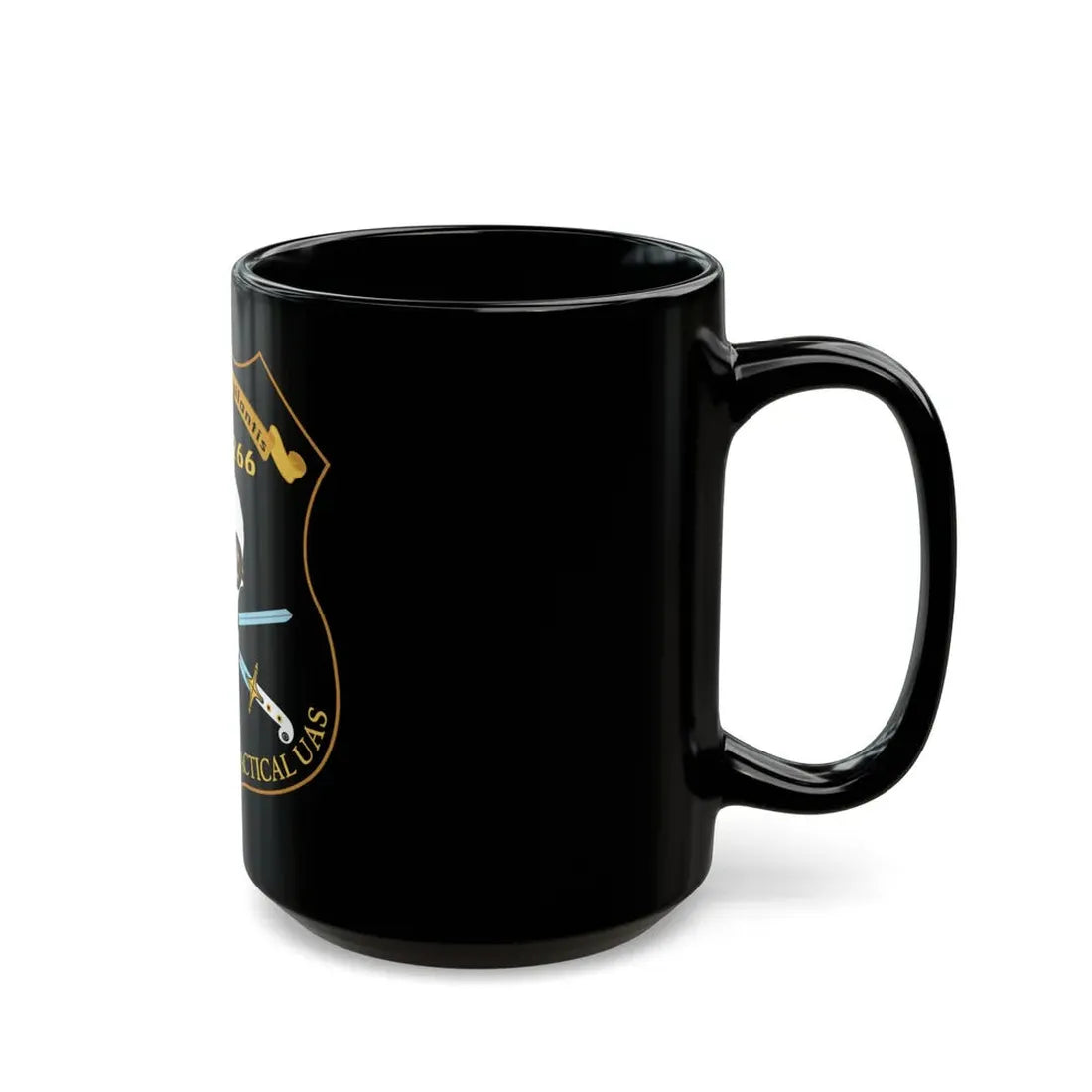 PMA 266 NAVAIR Multi Mission Tactical Unmanned Aerial Systems UAS (U.S. Navy) Black Coffee Mug - Go Mug Yourself