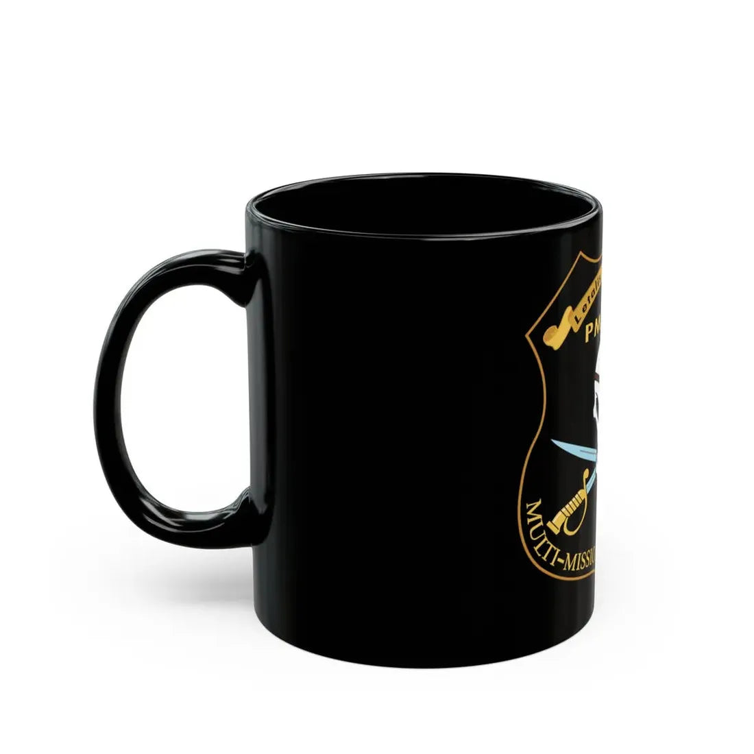 PMA 266 NAVAIR Multi Mission Tactical Unmanned Aerial Systems UAS (U.S. Navy) Black Coffee Mug - Go Mug Yourself