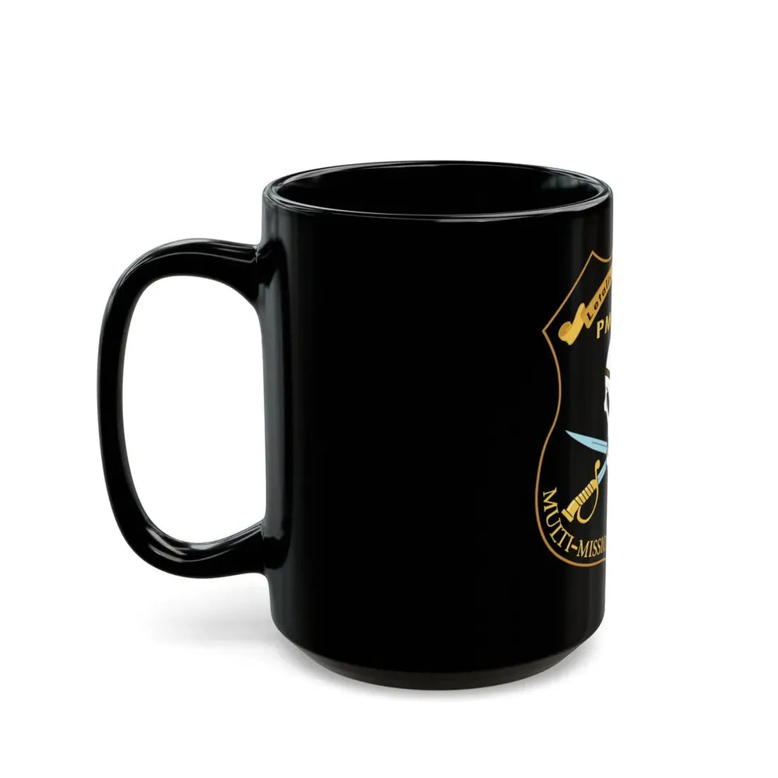 PMA 266 NAVAIR Multi Mission Tactical Unmanned Aerial Systems UAS (U.S. Navy) Black Coffee Mug - Go Mug Yourself