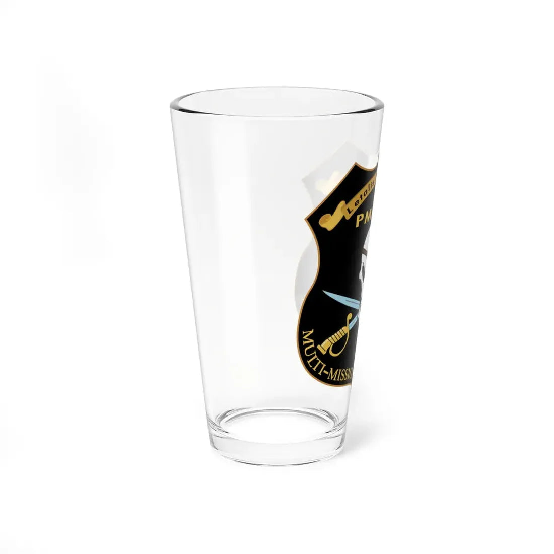 PMA 266 NAVAIR Multi Mission Tactical Unmanned Aerial Systems UAS (U.S. Navy) Pint Glass 16oz - Go Mug Yourself