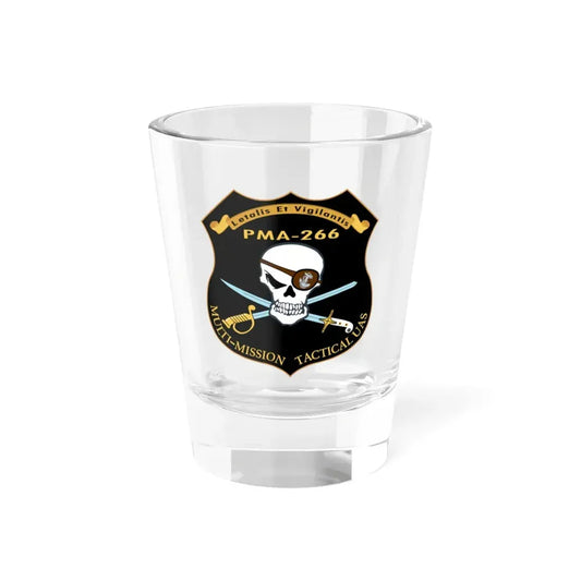 PMA 266 NAVAIR Multi Mission Tactical Unmanned Aerial Systems UAS (U.S. Navy) Shot Glass 1.5oz 1.5oz - Go Mug Yourself