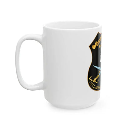 PMA 266 NAVAIR Multi Mission Tactical Unmanned Aerial Systems UAS (U.S. Navy) White Coffee Mug - Go Mug Yourself