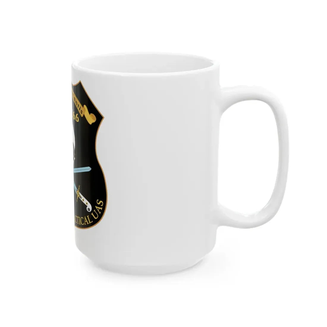 PMA 266 NAVAIR Multi Mission Tactical Unmanned Aerial Systems UAS (U.S. Navy) White Coffee Mug - Go Mug Yourself