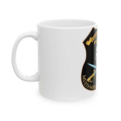 PMA 266 NAVAIR Multi Mission Tactical Unmanned Aerial Systems UAS (U.S. Navy) White Coffee Mug - Go Mug Yourself