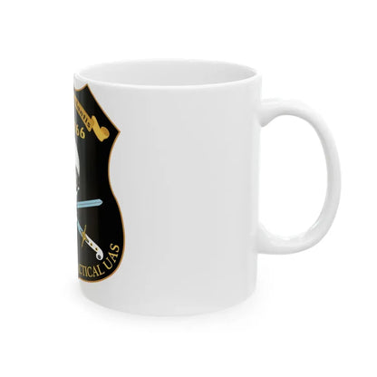 PMA 266 NAVAIR Multi Mission Tactical Unmanned Aerial Systems UAS (U.S. Navy) White Coffee Mug - Go Mug Yourself