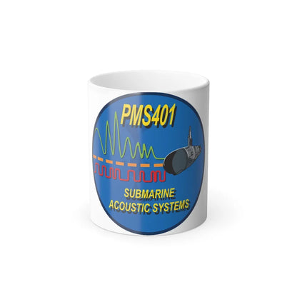 PMS401 Submarine Acoustic Systems (U.S. Navy) Color Changing Mug 11oz-11oz-Go Mug Yourself