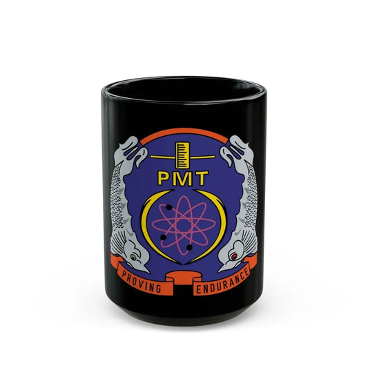 PMT NLON Performance Monitoring Team (U.S. Navy) Black Coffee Mug 15oz - Go Mug Yourself