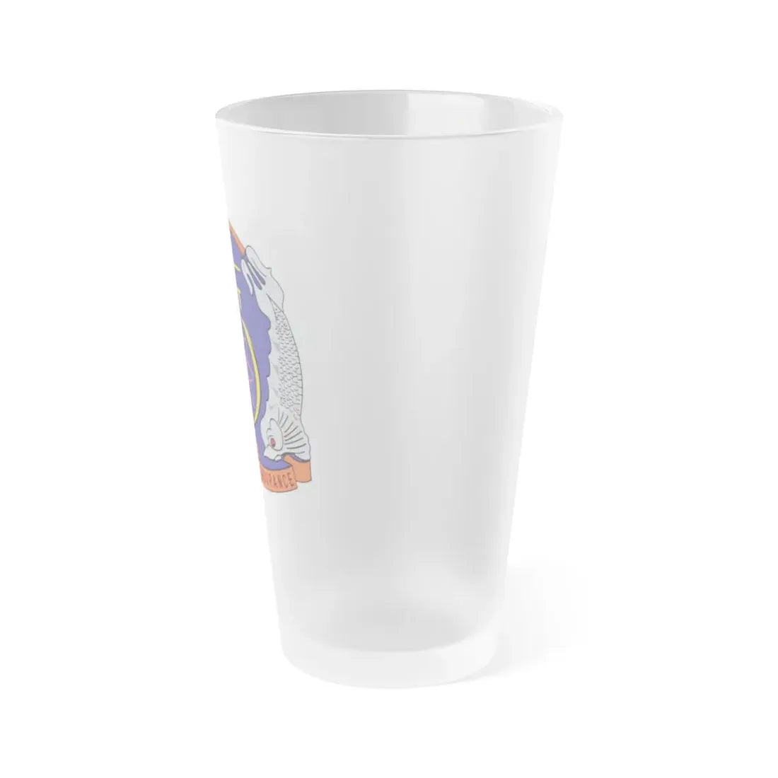 PMT NLON Performance Monitoring Team (U.S. Navy) Frosted Pint Glass 16oz - Go Mug Yourself