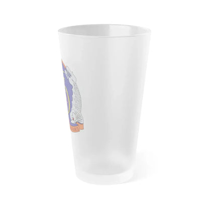 PMT NLON Performance Monitoring Team (U.S. Navy) Frosted Pint Glass 16oz - Go Mug Yourself