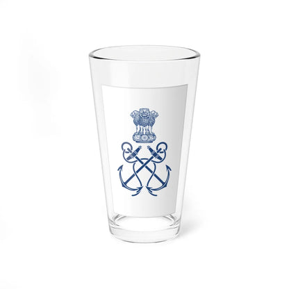 PO Indian Navy (India) (Military Rank) Pint Glass 16oz 16oz - Go Mug Yourself