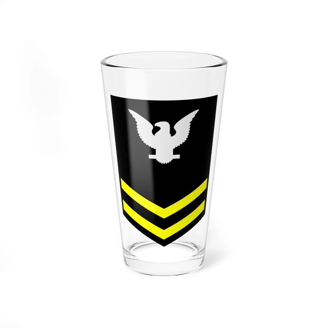 PO2 GC winter (United States) (Military Rank) Pint Glass 16oz 16oz - Go Mug Yourself