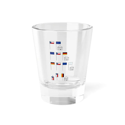 Pořadí vlajek při vyvěšování (Czech Republic) Shot Glass 1.5oz 1.5oz - Go Mug Yourself