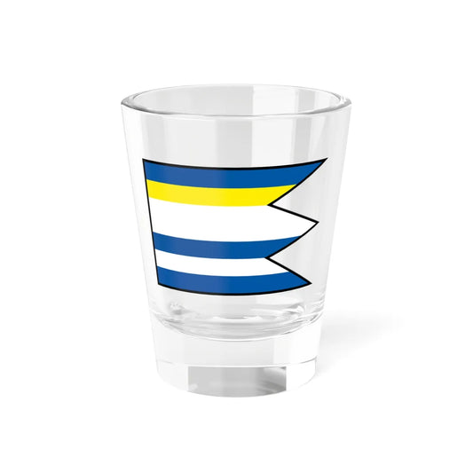 Pocarova Povazska Bystrica Flag (Slovakia) Shot Glass 1.5oz 1.5oz - Go Mug Yourself