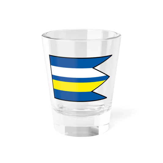 Pochabany Banovce Nad Bebravou Flag (Slovakia) Shot Glass 1.5oz 1.5oz - Go Mug Yourself
