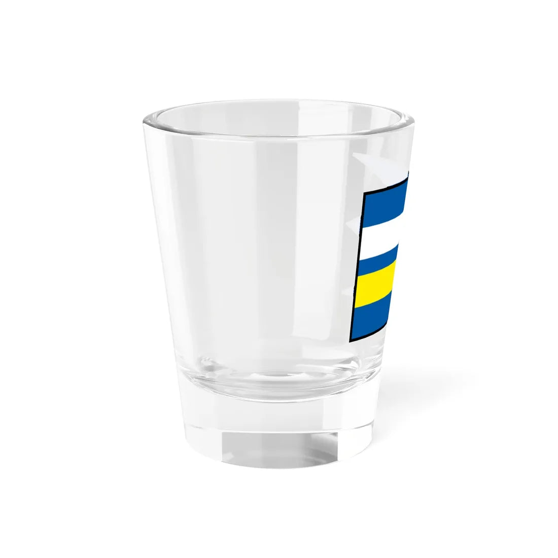 Pochabany Banovce Nad Bebravou Flag (Slovakia) Shot Glass 1.5oz - Go Mug Yourself