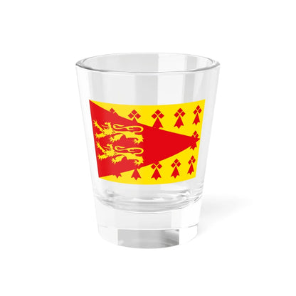Poher traditional district flag (France) Shot Glass 1.5oz 1.5oz - Go Mug Yourself