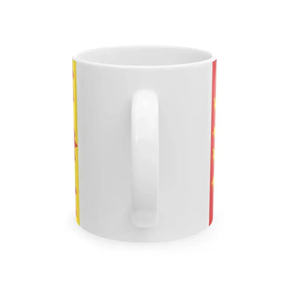 Poher traditional district flag (France) White Coffee Mug - Go Mug Yourself