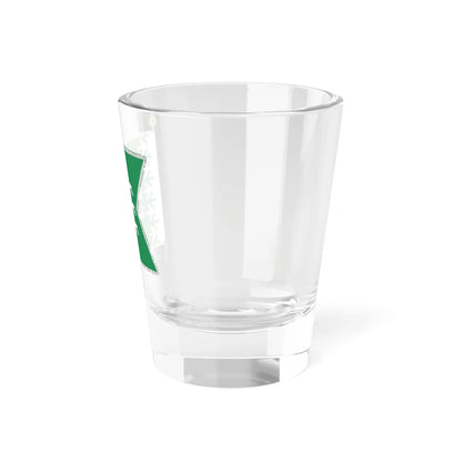 Pohjanmaan jääkäripataljoonan lippu (Finland) Shot Glass 1.5oz - Go Mug Yourself
