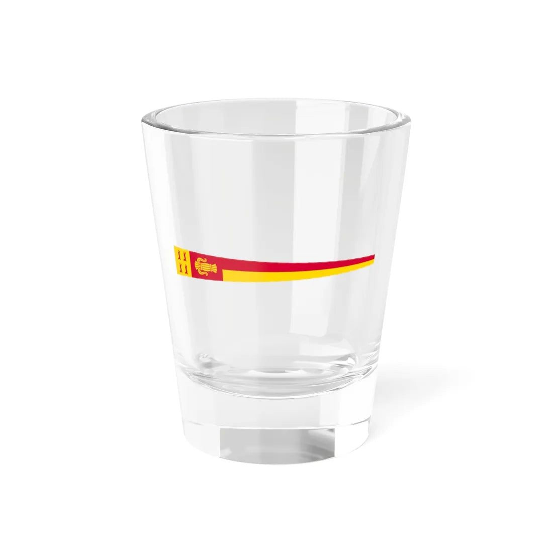Pohjanmaan maakunnan vaakunaviiri (Finland) Shot Glass 1.5oz 1.5oz - Go Mug Yourself