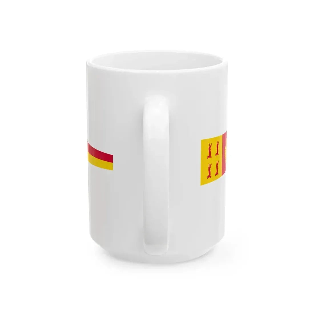 Pohjanmaan maakunnan vaakunaviiri (Finland) White Coffee Mug - Go Mug Yourself