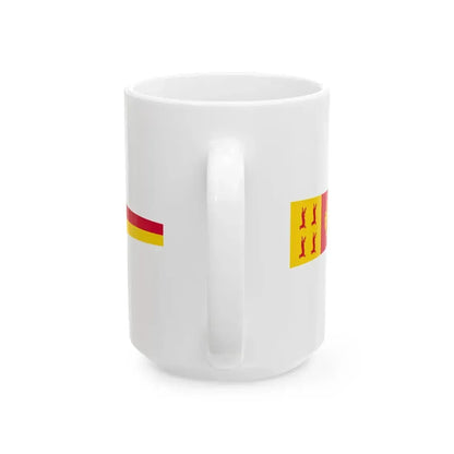 Pohjanmaan maakunnan vaakunaviiri (Finland) White Coffee Mug - Go Mug Yourself