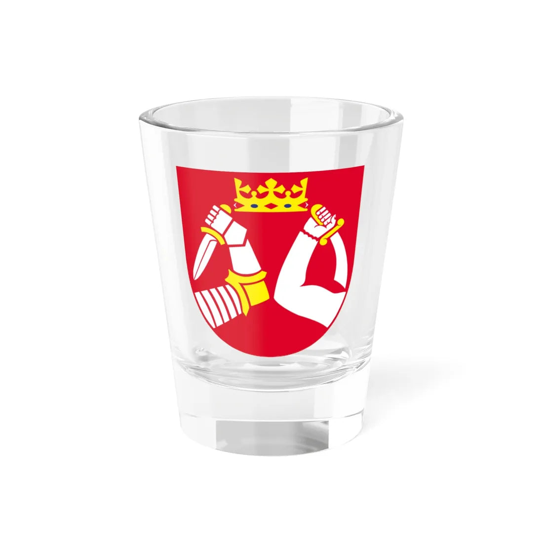 Pohjois-Karjala.vaakuna (Finland) (Coat of Arms) Shot Glass 1.5oz 1.5oz - Go Mug Yourself