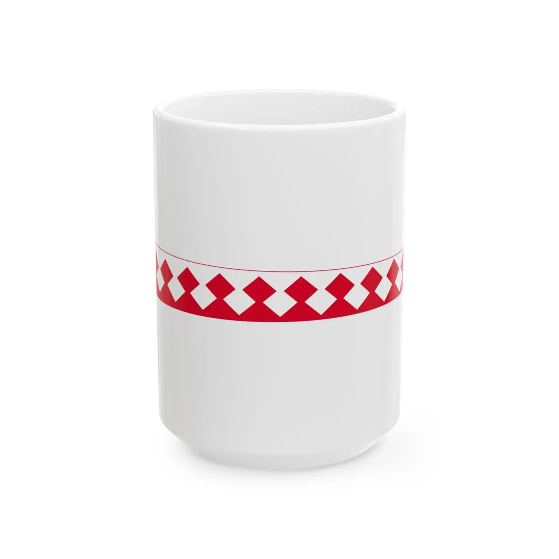 Pohjois-karjala.vaakunaviiri (Finland) White Coffee Mug 15oz - Go Mug Yourself
