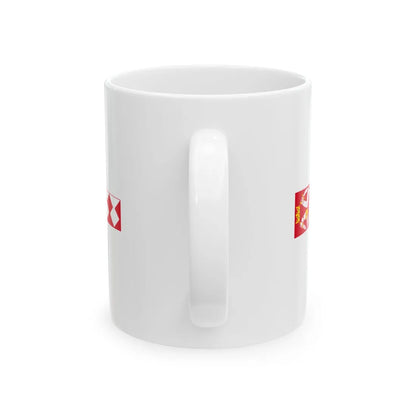 Pohjois-karjala.vaakunaviiri (Finland) White Coffee Mug - Go Mug Yourself