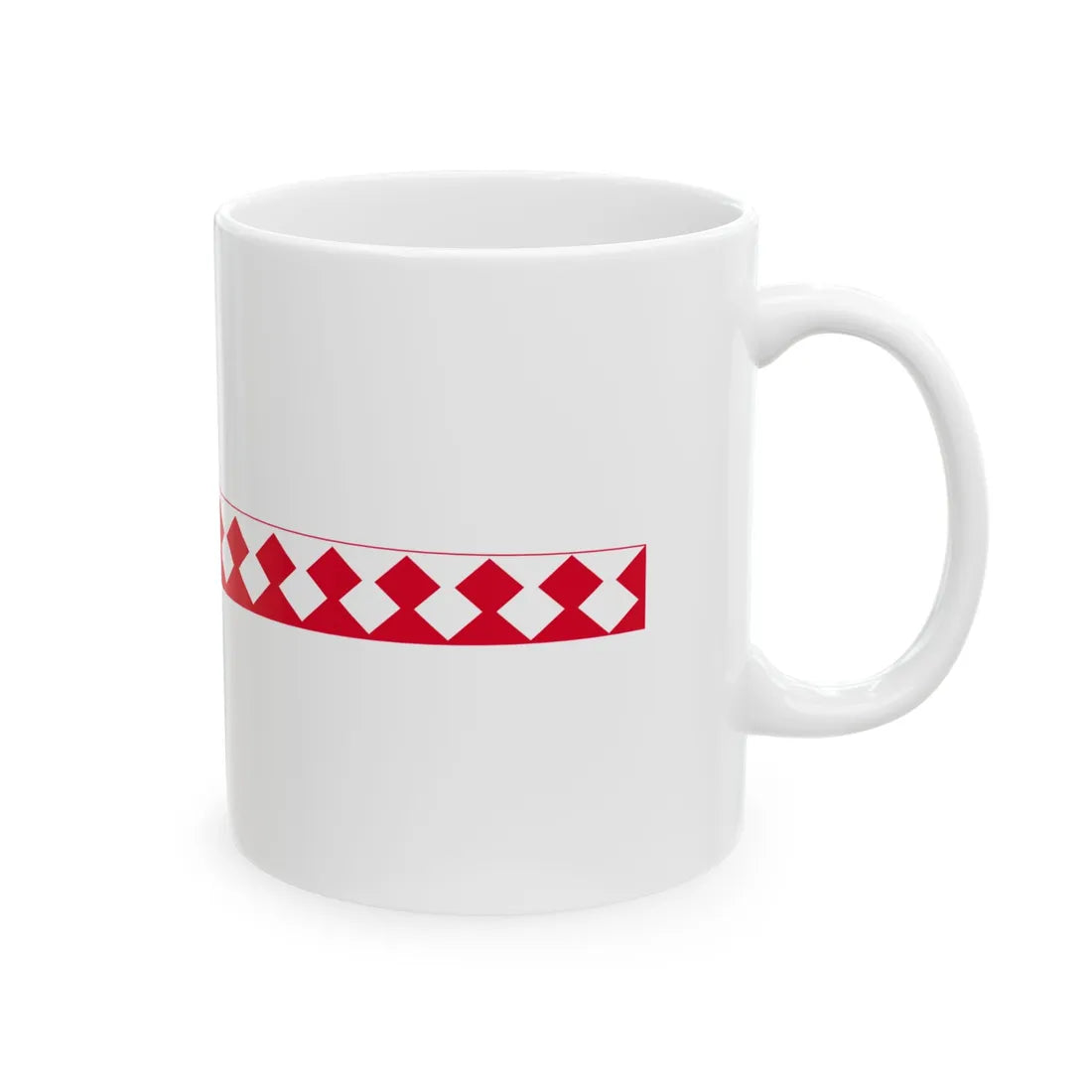 Pohjois-karjala.vaakunaviiri (Finland) White Coffee Mug - Go Mug Yourself
