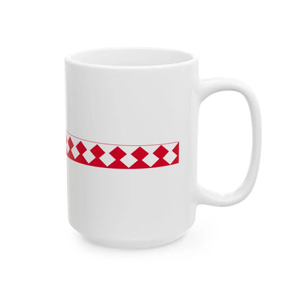Pohjois-karjala.vaakunaviiri (Finland) White Coffee Mug - Go Mug Yourself