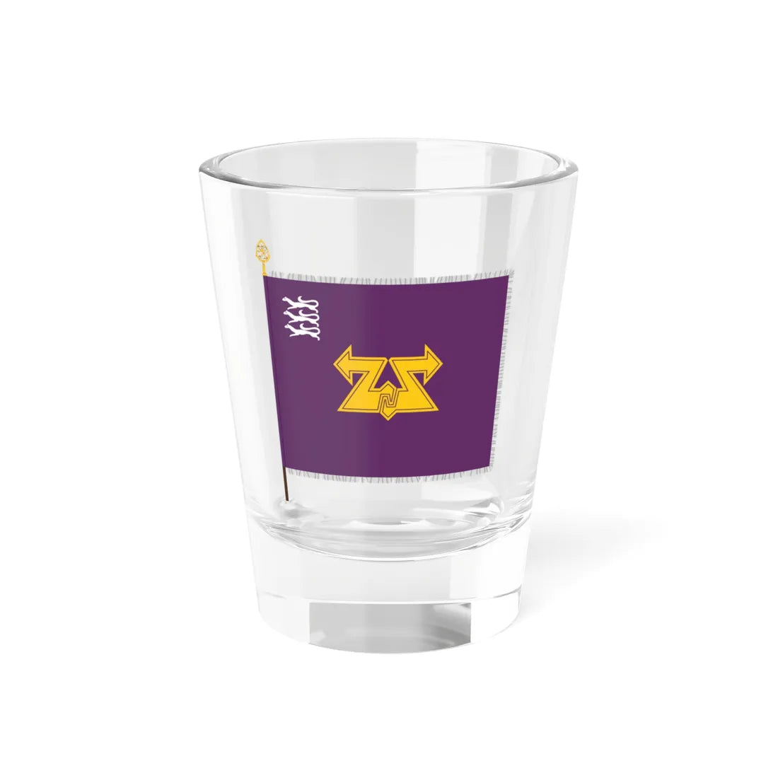 Pohjois-Suomen viestipataljoonan lippu (Finland) Shot Glass 1.5oz 1.5oz - Go Mug Yourself