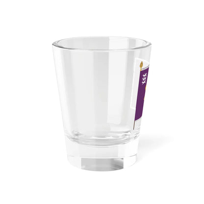 Pohjois-Suomen viestipataljoonan lippu (Finland) Shot Glass 1.5oz - Go Mug Yourself