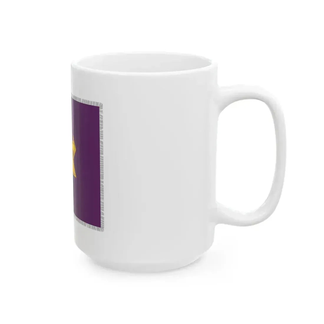 Pohjois-Suomen viestipataljoonan lippu (Finland) White Coffee Mug - Go Mug Yourself