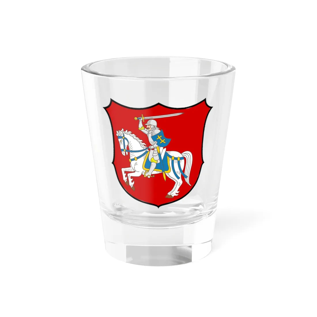 Pohonia (Belarus) (Coat of Arms) Shot Glass 1.5oz 1.5oz - Go Mug Yourself