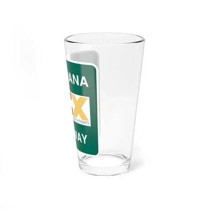 Poinciana Parkway shield (Florida) (Road Sign) Pint Glass 16oz - Go Mug Yourself