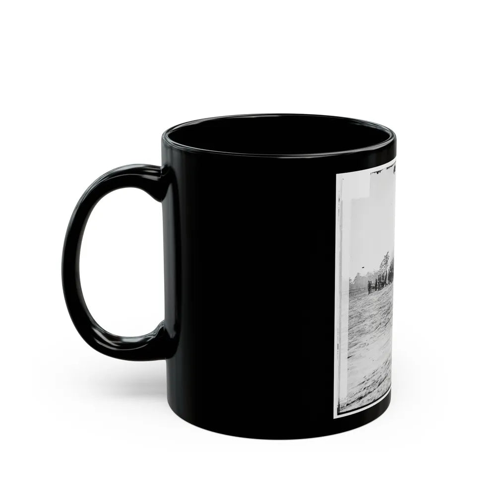 Point Of Rocks, Va., Vicinity. Crew Of U.S. Army Gunboat General Foster Ashore With Howitzers (U.S. Civil War) Black Coffee Mug-Go Mug Yourself