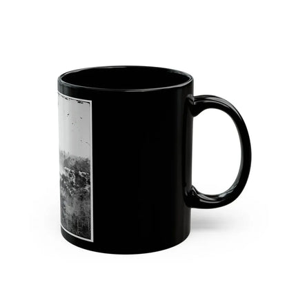 Point Of Rocks, Virginia (Vicinity). View Along River. Butler's Signal Tower In Distance (U.S. Civil War) Black Coffee Mug - Go Mug Yourself