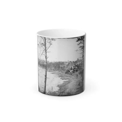 Point of Rocks, Virginia (Vicinity). View Along River (U.S. Civil War) Color Changing Coffee Mug 11oz Default Title 11oz - Go Mug Yourself