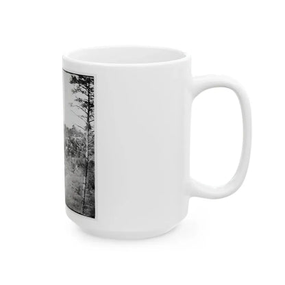 Point Of Rocks, Virginia (Vicinity). View Along River (U.S. Civil War) White Coffee Mug - Go Mug Yourself