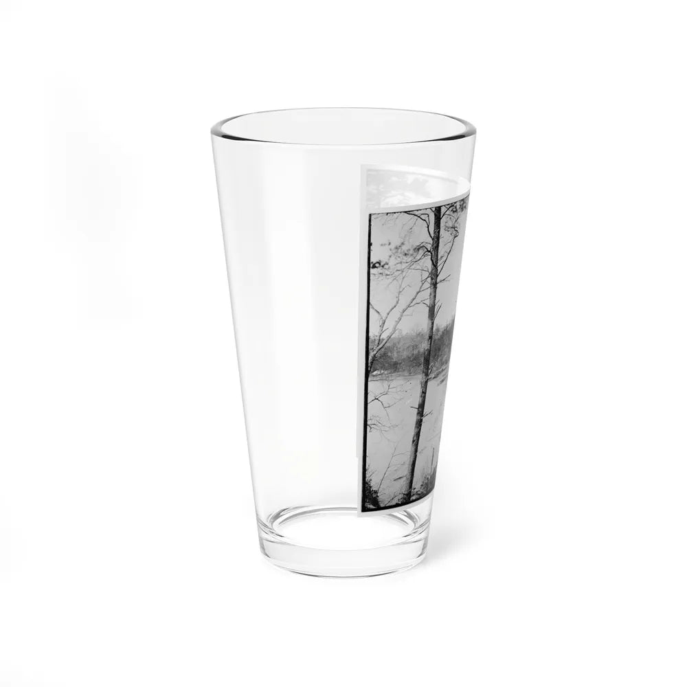 Point Of Rocks, Virginia (Vicinity). View Along River (U.S. Civil War) Pint Glass 16oz-Go Mug Yourself