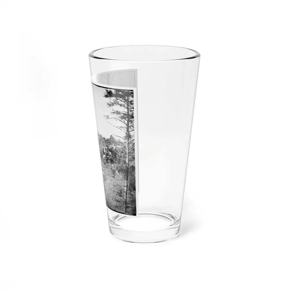 Point Of Rocks, Virginia (Vicinity). View Along River (U.S. Civil War) Pint Glass 16oz-Go Mug Yourself