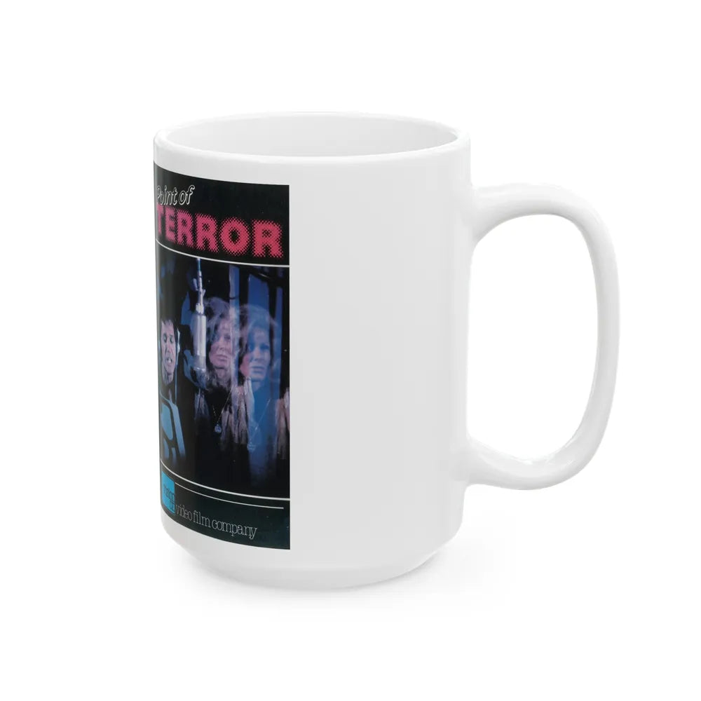 POINT OF TERROR (VHS COVER) - White Coffee Mug-Go Mug Yourself