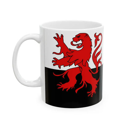 Poitou-Charente-flag2 (Belgium) White Coffee Mug - Go Mug Yourself