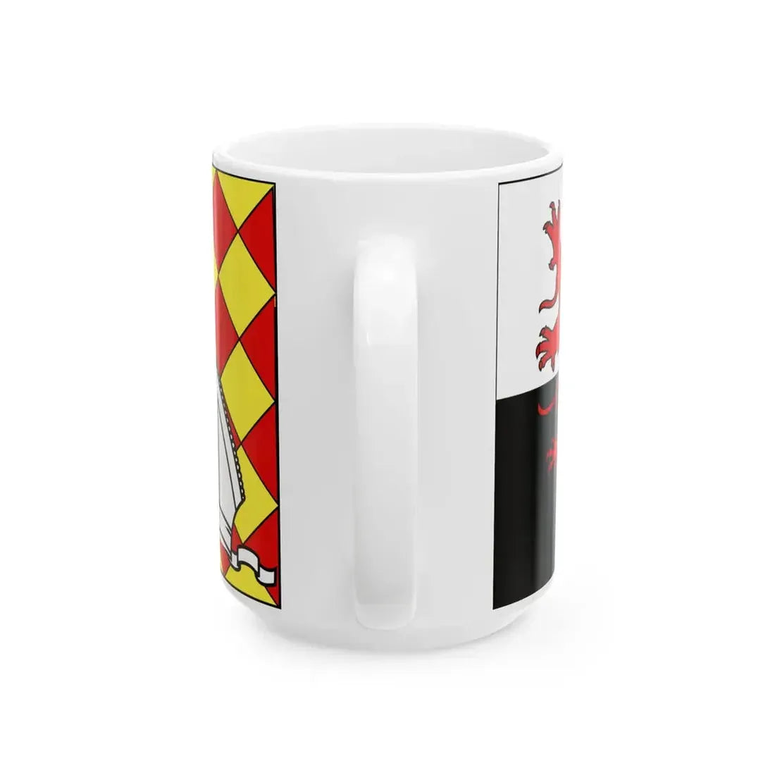 Poitou-Charente-flag2 (Belgium) White Coffee Mug - Go Mug Yourself