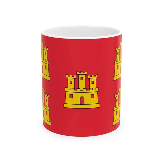 Poitou-Charentes flag (Belgium) White Coffee Mug 11oz - Go Mug Yourself