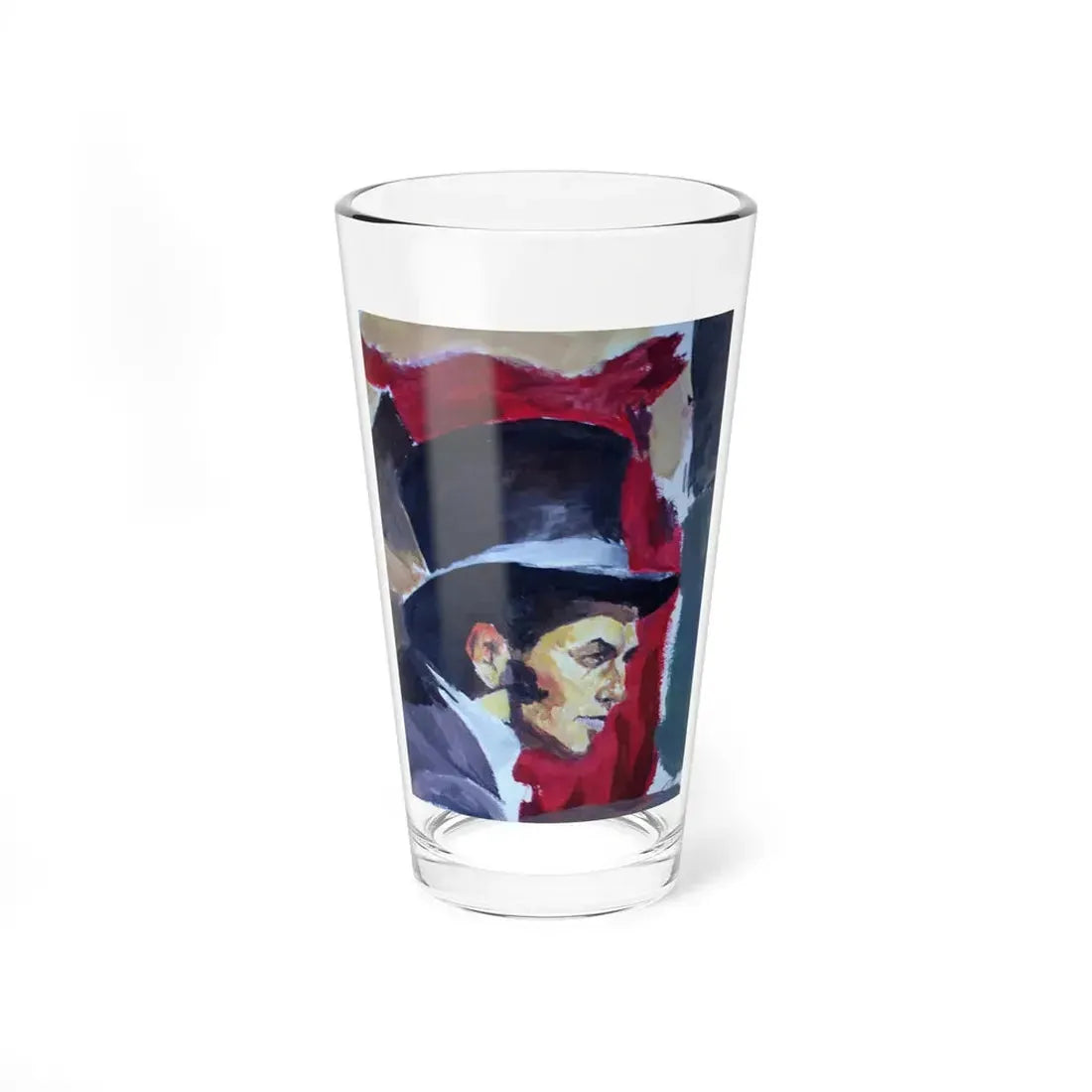 Poker Game, Study of the painting (Magazine Illustration) Pint Glass 16oz 16oz - Go Mug Yourself