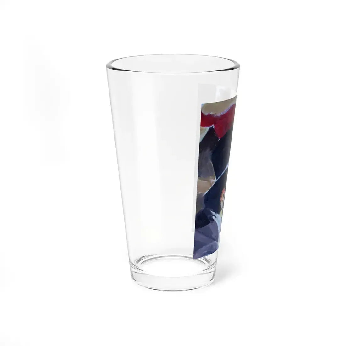 Poker Game, Study of the painting (Magazine Illustration) Pint Glass 16oz - Go Mug Yourself