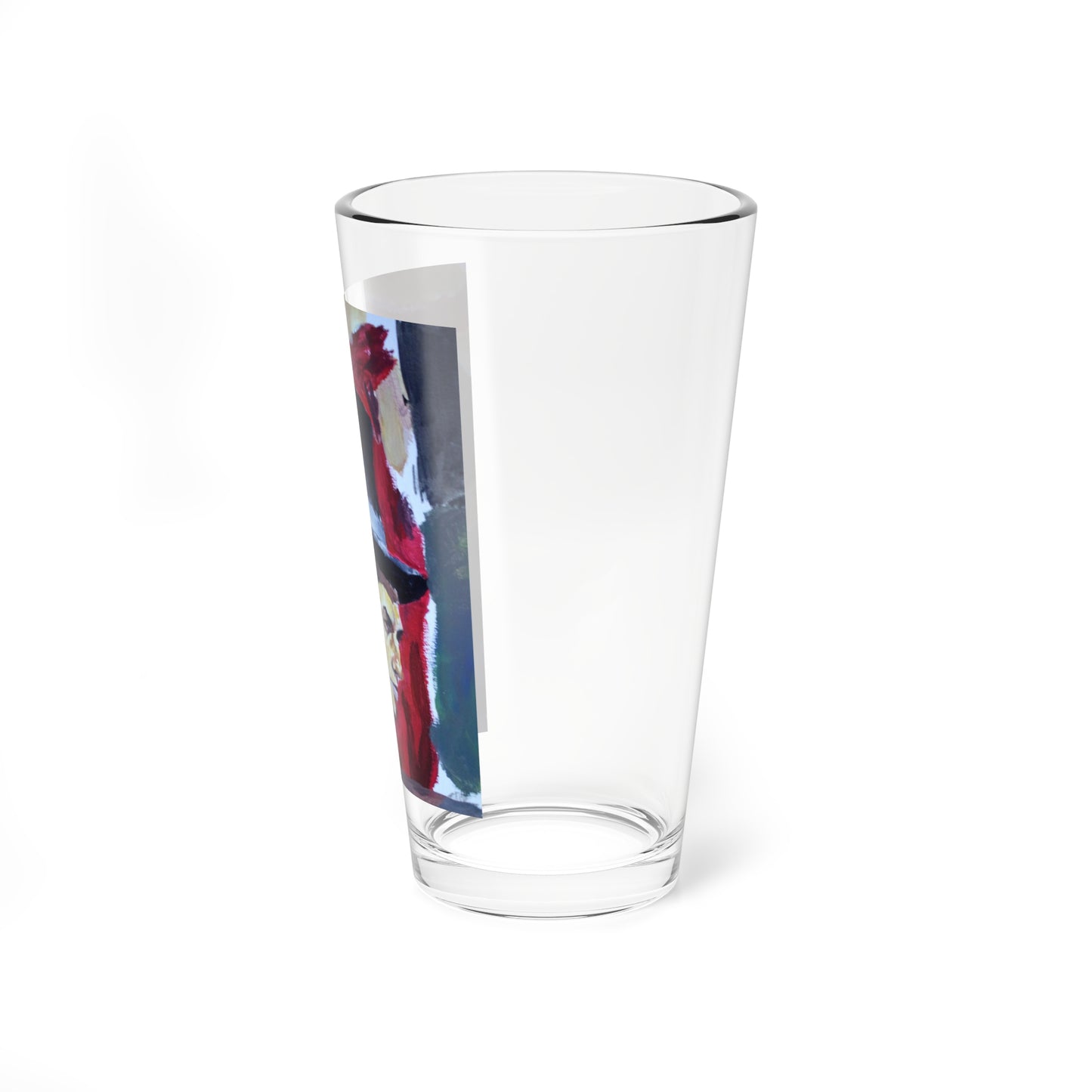 Poker Game, Study of the painting (Magazine Illustration) Pint Glass 16oz-Go Mug Yourself