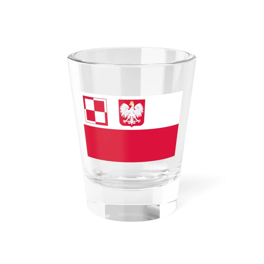 POL air force airfields flag IIIRP (Poland) Shot Glass 1.5oz 1.5oz - Go Mug Yourself