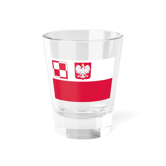 POL air force airfields flag IIIRP (Poland) Shot Glass 1.5oz 1.5oz - Go Mug Yourself